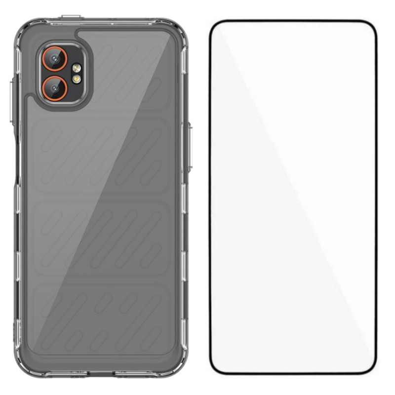 Coque Samsung Galaxy XCover 7 Pro Transparente avec Protecteur Écran