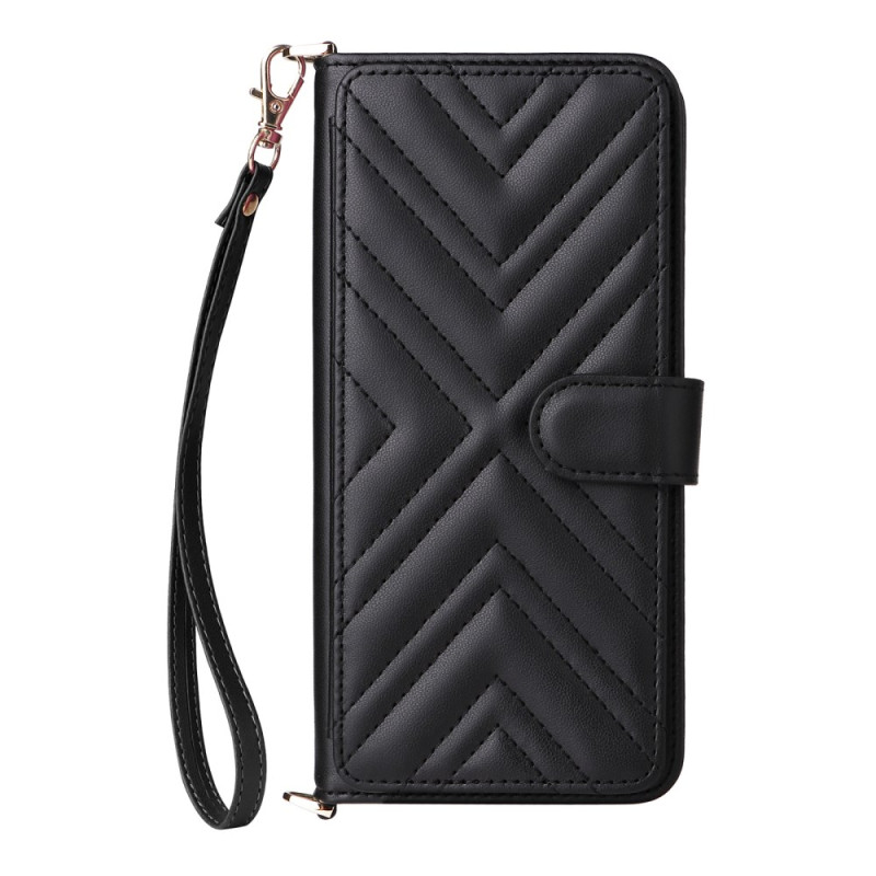 Housse Samsung Galaxy XCover 7 Pro Matelassée avec Lanière et Bandoulière