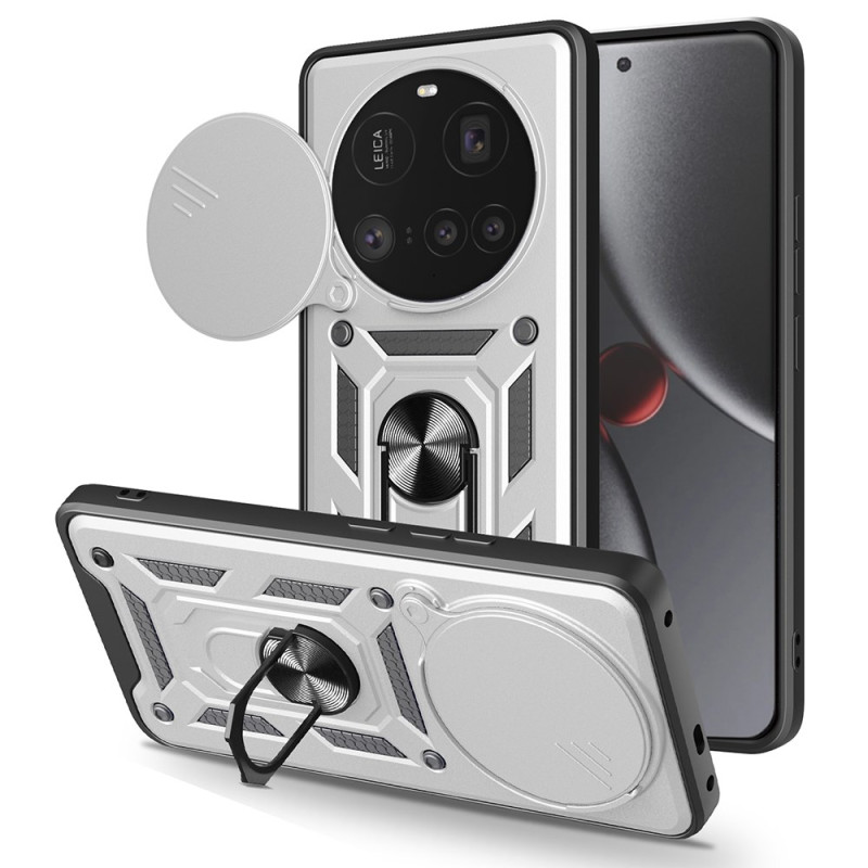 Coque Xiaomi 15 Ultra Couvercle Coulissant pour Caméra et Support