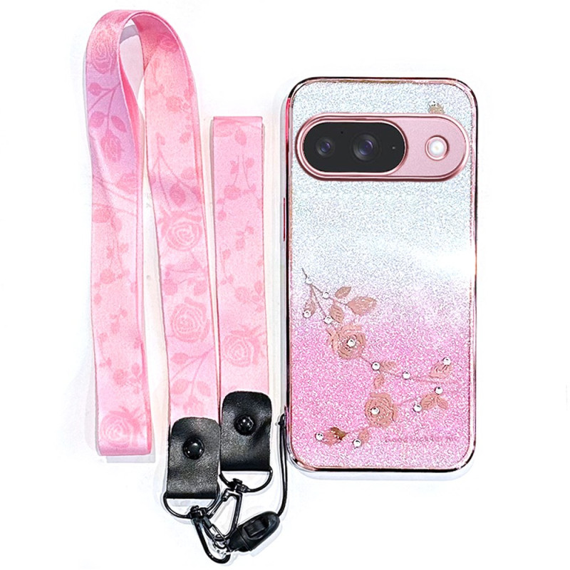 Coque Google Pixel 10 / 10 Pro Strass et Lanière KADEM