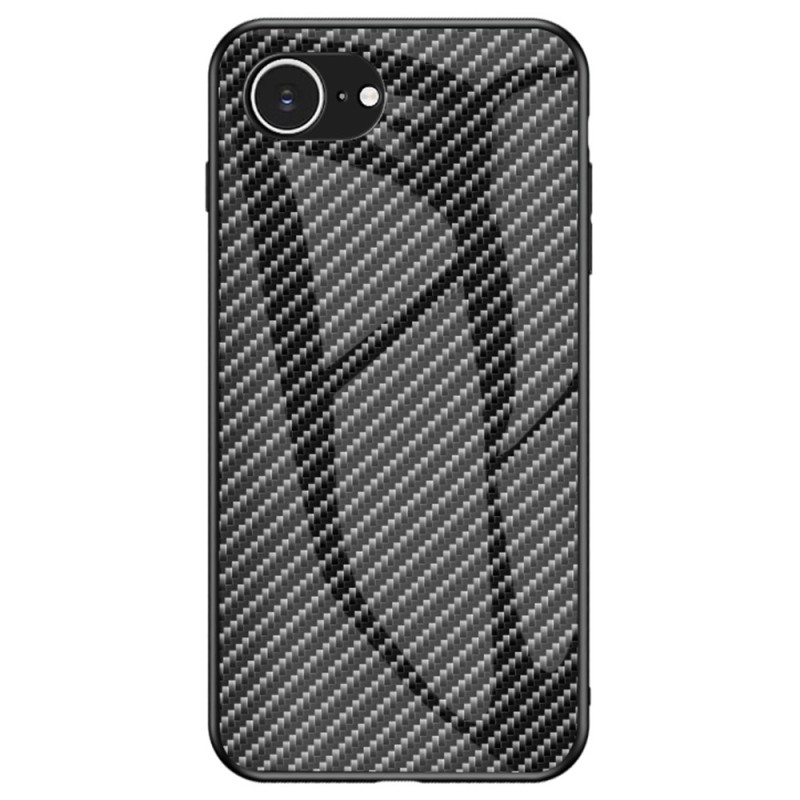 Coque iPhone 17E / 16E Verre Trempé Fibre Carbone