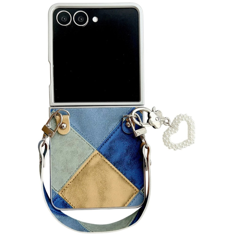Coque Samsung Galaxy Z Flip 7 Pendentif et Dragonne