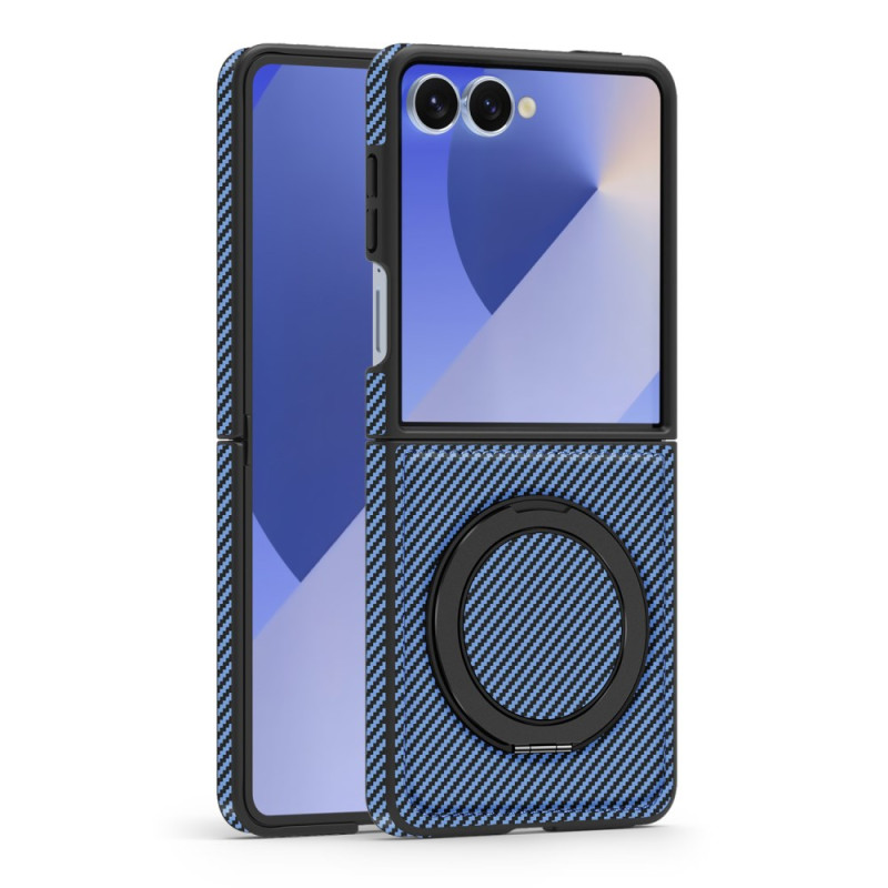 Coque Samsung Galaxy Z Flip 7 Magnétique Fibre Carbone
