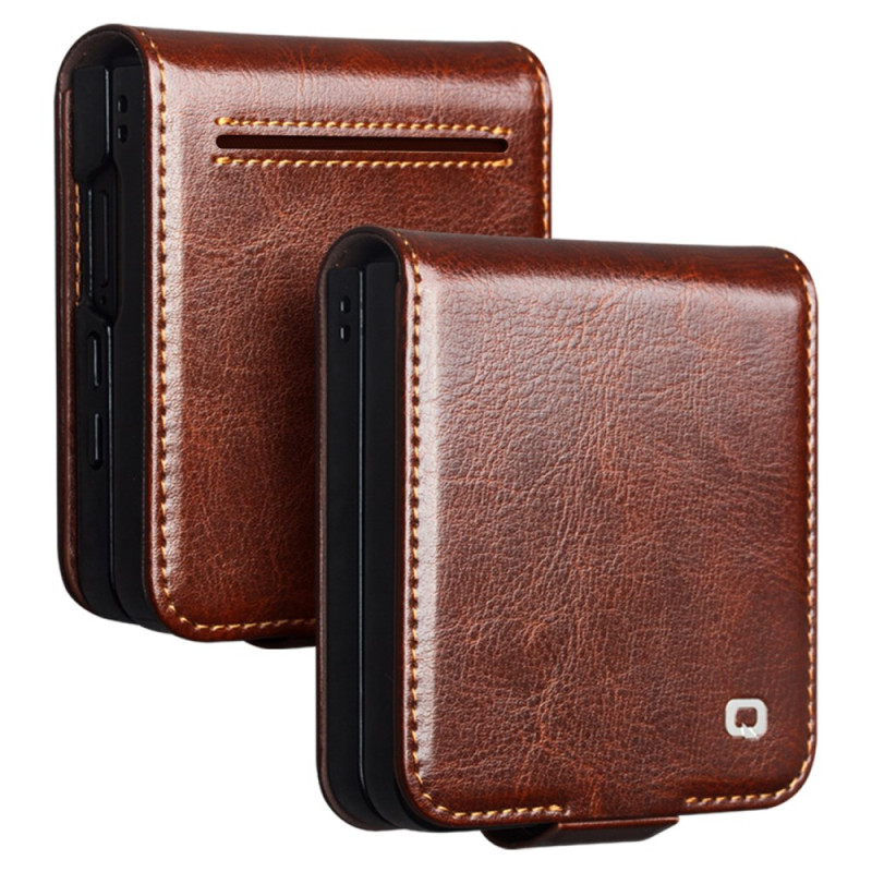 Étui Samsung Galaxy Z Flip 7 Porte-Carte QIALINO