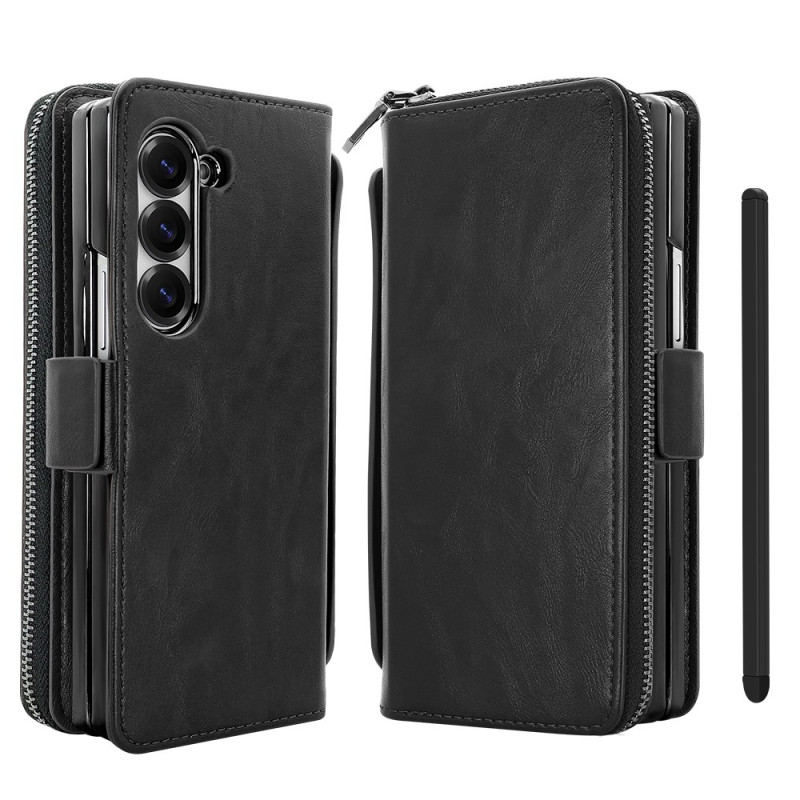 tui Samsung Galaxy Z Fold 7 Pochette Zippée et Sangle