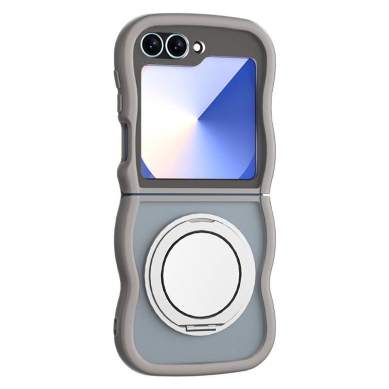 Coque Samsung Galaxy Z Flip 7 FE / Z Flip 6 Support Rotatif et Miroir Intégré