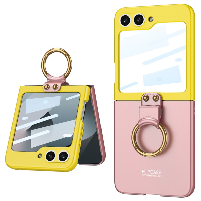 Coque Samsung Galaxy Z Flip 7 FE / Z Flip 6 Protection Magnétique de charnière et Support Bicolore