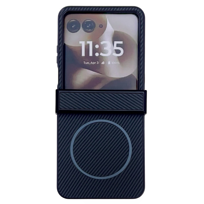 Coque Motorola Razr 70 Ultra / 60 Ultra Compatible MagSafe Fibre Carbone