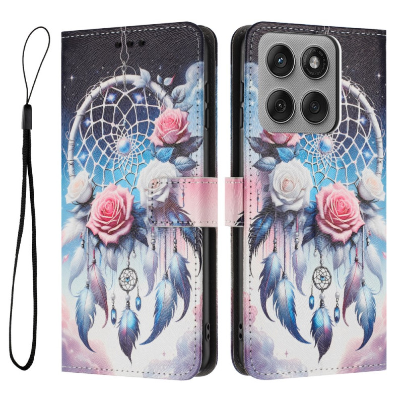 Housse Motorola Edge 60 Pro Attrape-Rêves Floral