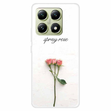 Coque Xiaomi 14T Trois fleurs