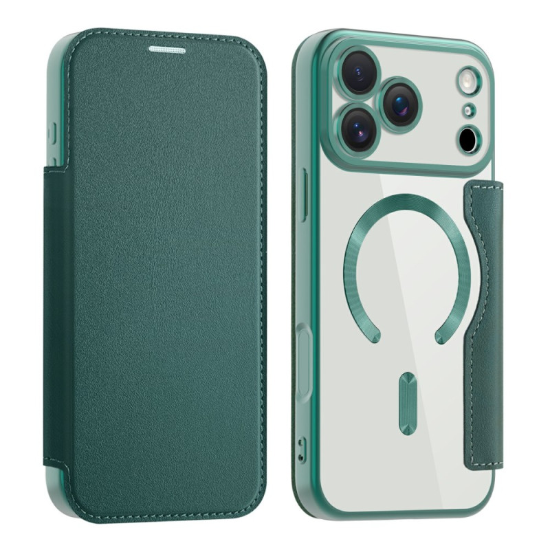 Flip Cover iPhone 17 Pro Compatible MagSafe avec Blocage RFID