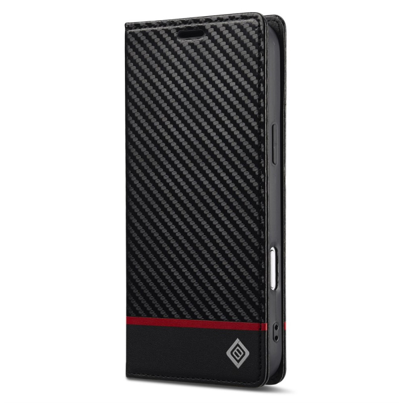 Flip Cover iPhone 18 Pro / 17 Pro Fibre Carbone LC.IMEEKE
