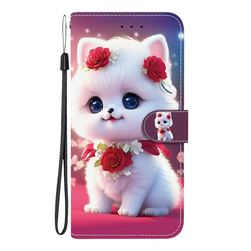Housse Xiaomi Redmi 15C 4G Chaton Blanc