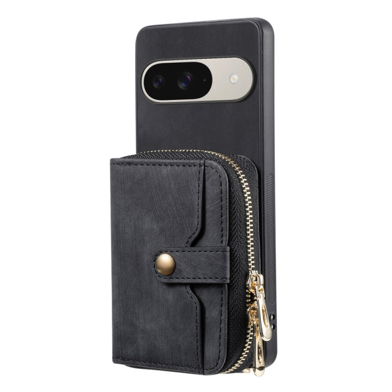 Coque Google Pixel 10 Porte-Cartes Zippé et Bandoulière