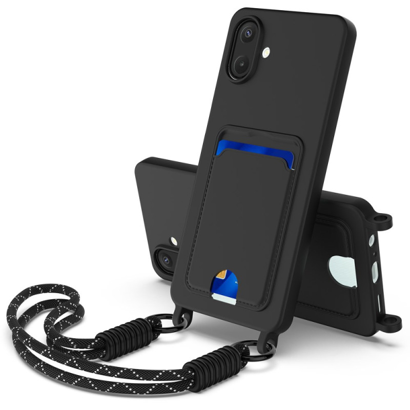 Coque à Cordon Samsung Galaxy A07 4G Silicone Porte-Cartes