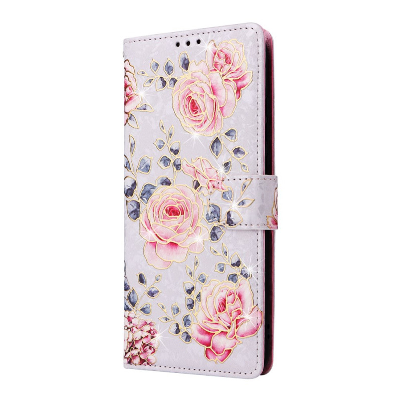 Housse Samsung Galaxy A07 Blocage RFID Fleurettes