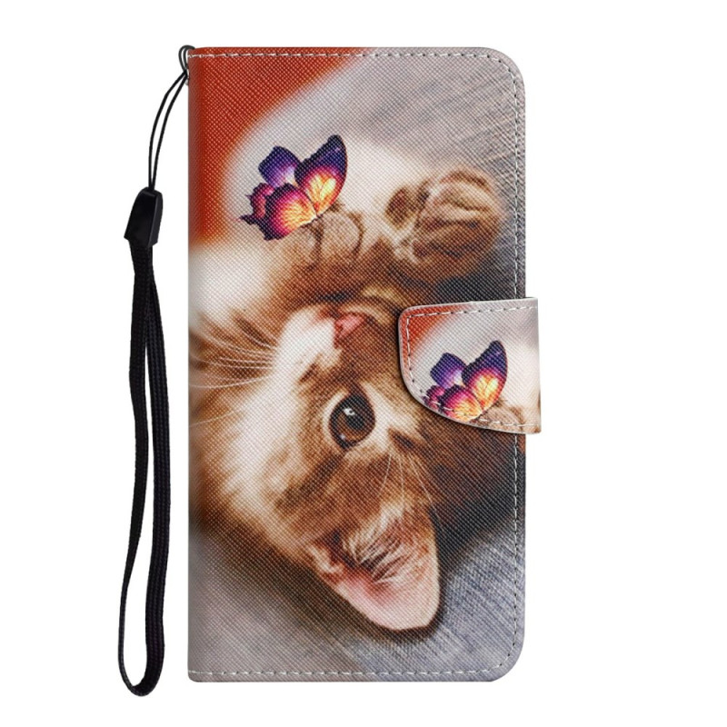 Housse Samsung Galaxy A17 5G Papillon et Chat