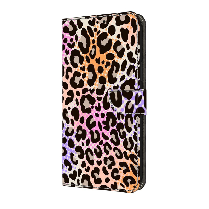 Housse Samsung Galaxy A17 5G Motif Léopard Coloré