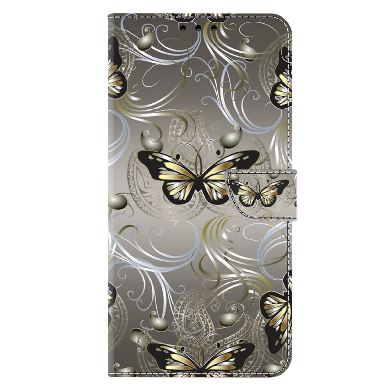 Housse Samsung Galaxy A17 5G Papillons en Dentelle
