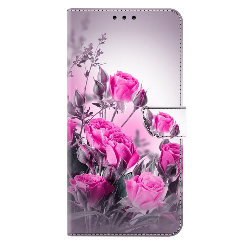 Housse Samsung Galaxy A17 5G Champs de Fleurs Violettes