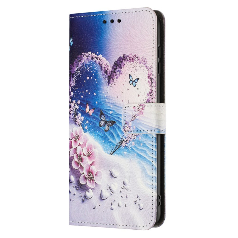 Housse Samsung Galaxy A18 4G / A17 4G / 5G / A26 5G Papillon-Cœur