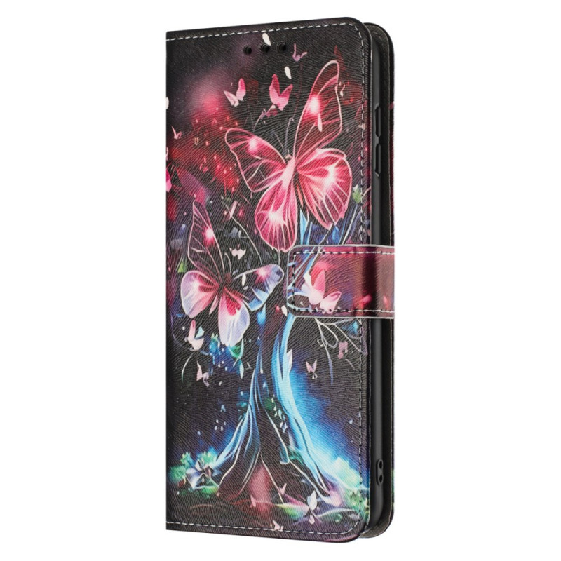 Housse Samsung Galaxy A18 4G / A17 4G / 5G / A26 5G Arbre à papillons