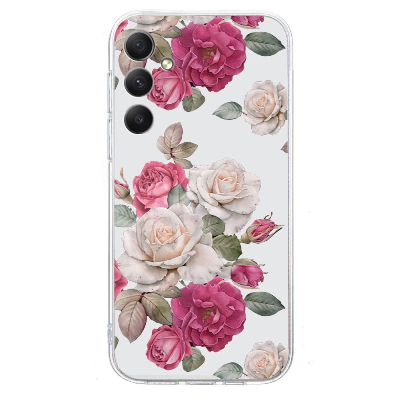 Coque Samsung Galaxy A17 5G Motif Pivoine