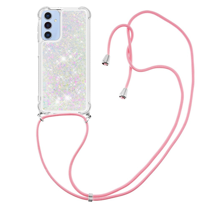 Coque à Cordon Samsung Galaxy A18 4G / A17 4G / 5G Paillettes