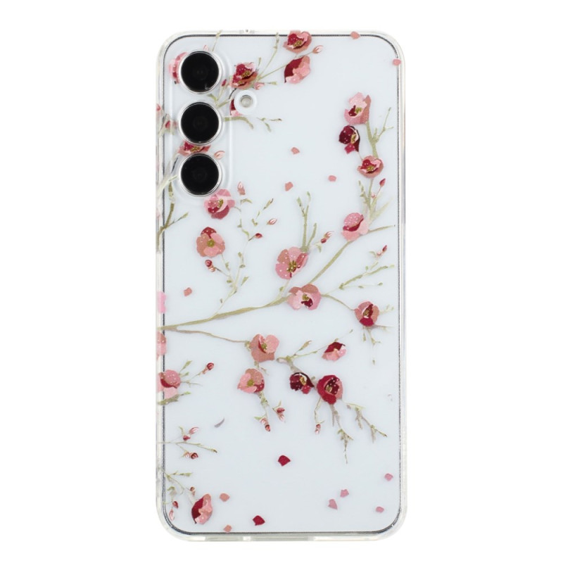Coque Samsung Galaxy A18 4G / A17 4G / 5G Florale Rouge