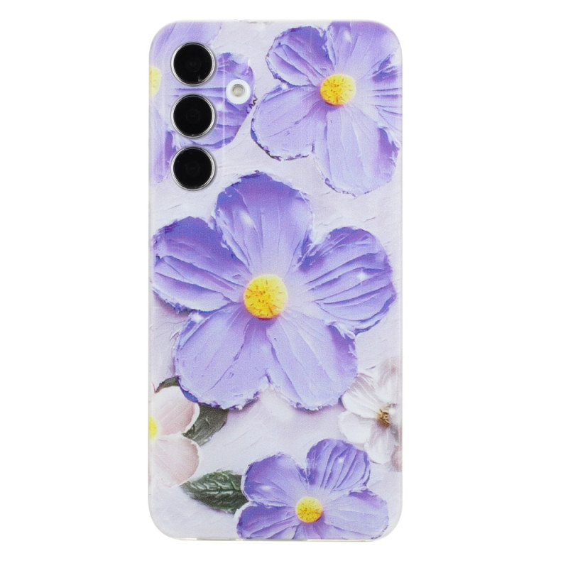Coque Samsung Galaxy A17 5G Fleurs Violettes