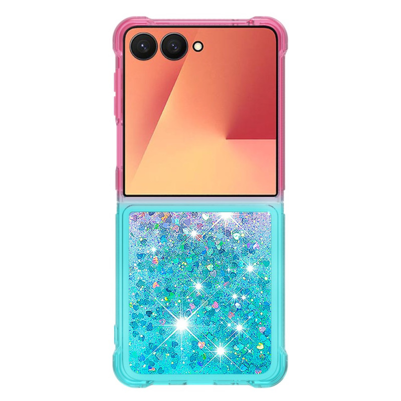 Coque Samsung Galaxy Z Flip 7 Gradient Paillettes