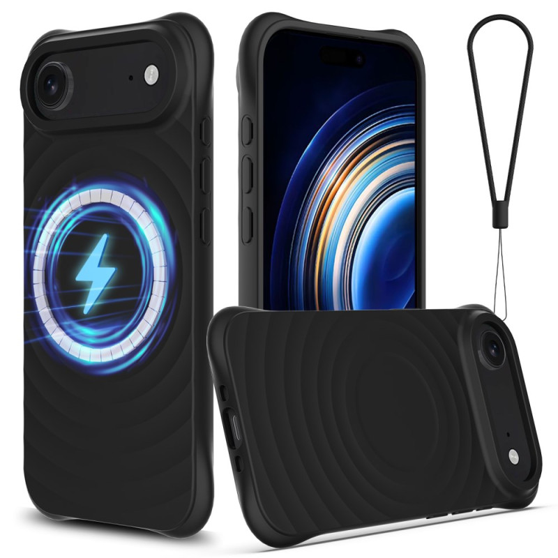 Coque iPhone 17 Air Compatible MagSafe Texture Ondulée