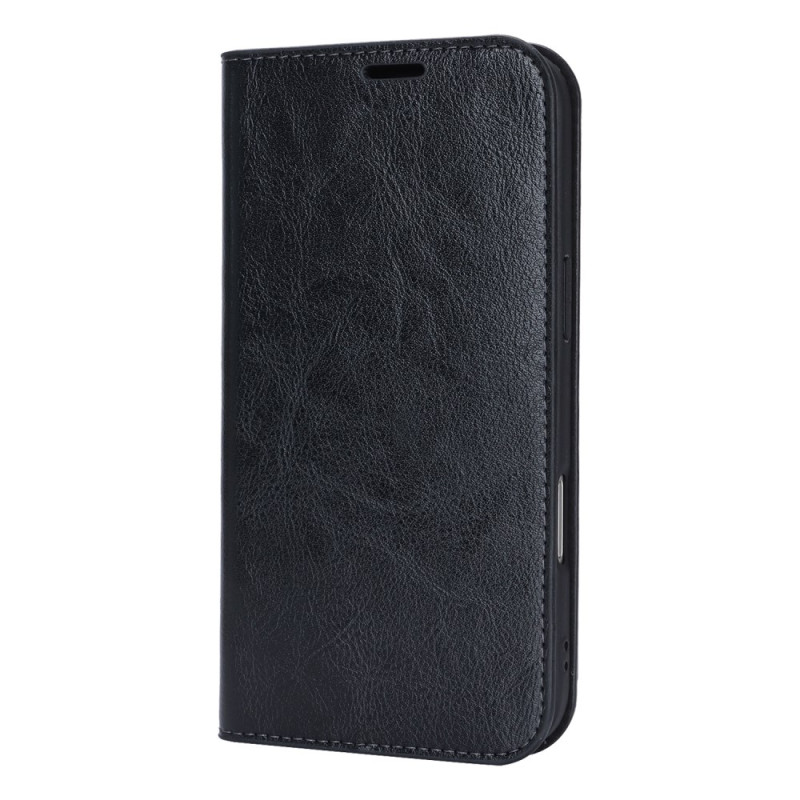 Flip Cover iPhone 17 Cuir Véritable