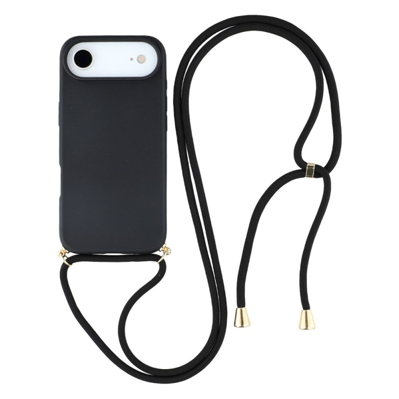 Coque à Cordon iPhone 17 Air Silicone et Paille de Blé