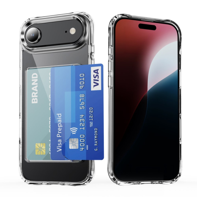 Coque iPhone 17 Air Transparente Porte-Carte