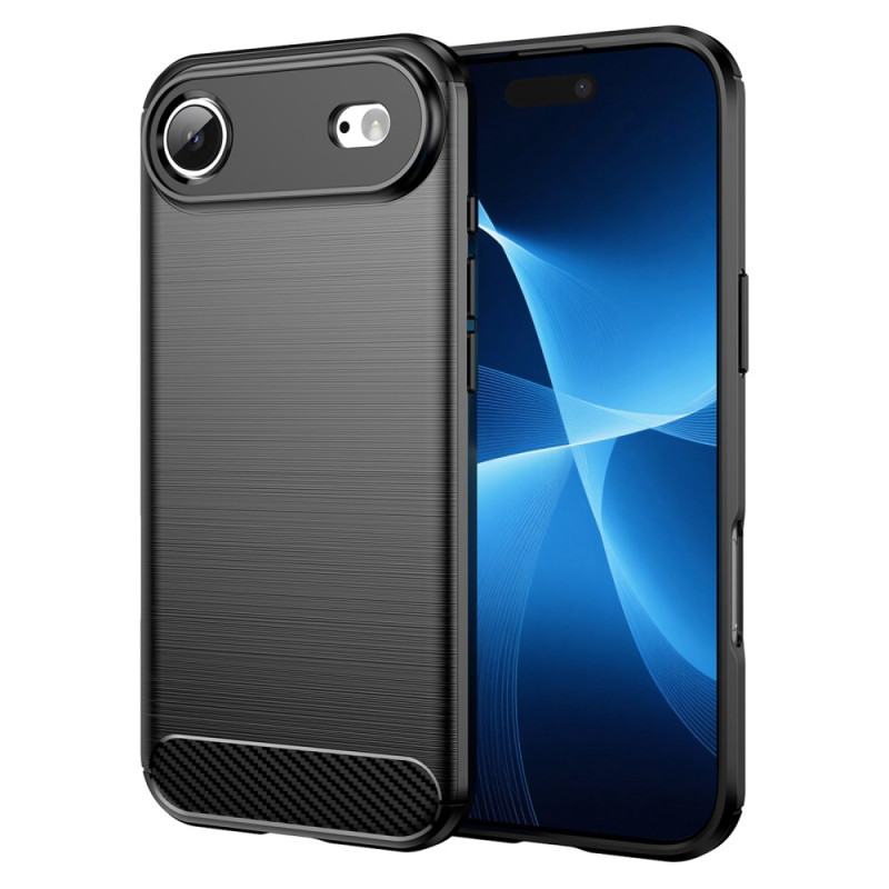 Coque iPhone 17 Air Fibre Carbone Brossée