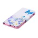 Housse Samsung Galaxy J4 Plus Papillons et Fleurs Peints