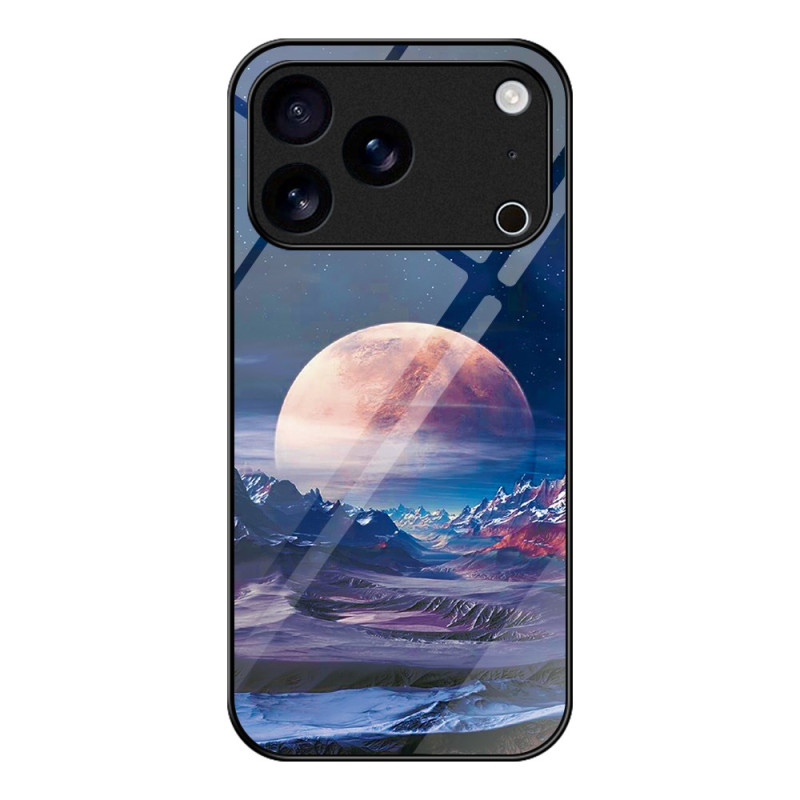 Coque iPhone 17 Pro Max Verre Trempé Planète Blanche