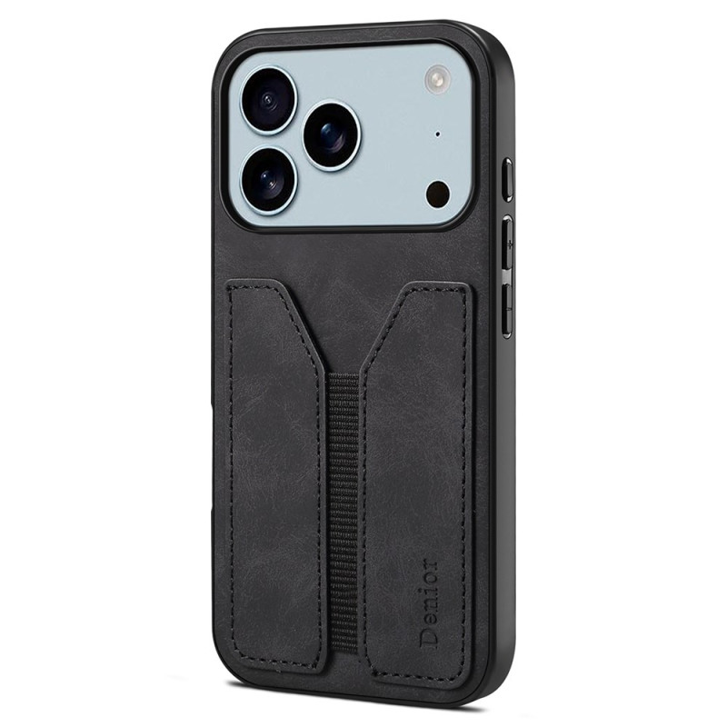 Coque iPhone 17 Pro Max Porte-Cartes Élastique DENIOR