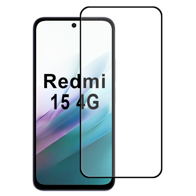 Protection en Verre Trempé Intégrale pour Écran Xiaomi Redmi 15 4G