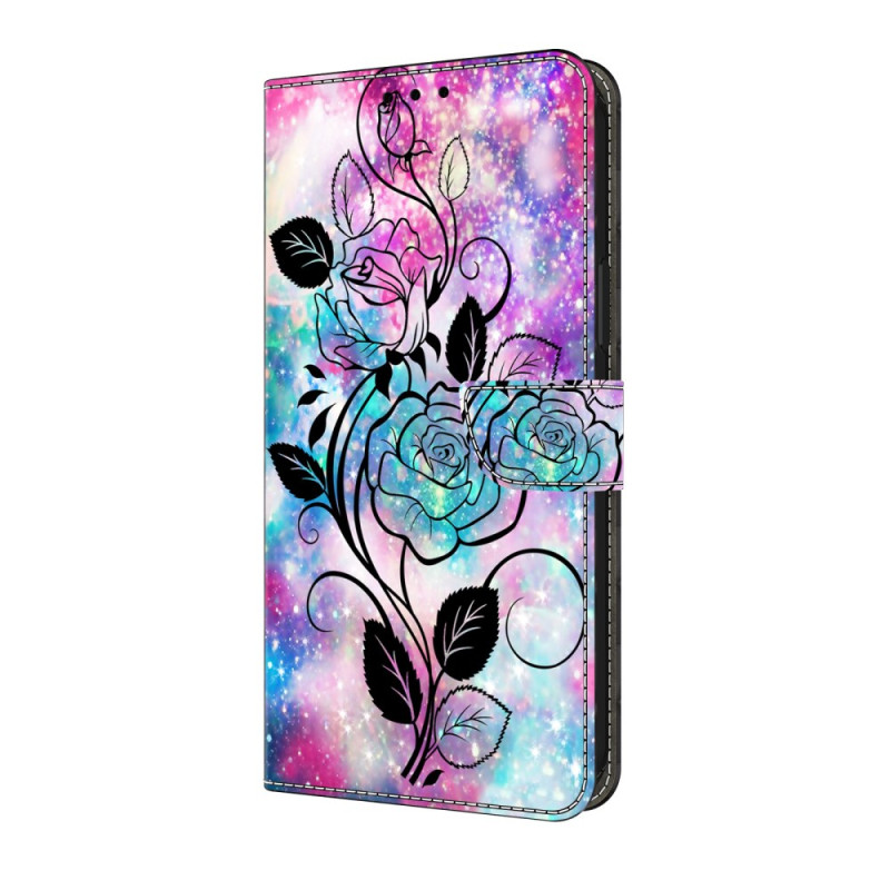 Housse Moto G86 5G Rose Dessinée