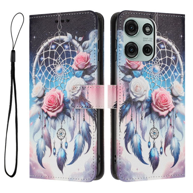 Housse Moto G86 5G / G86 Power 5G Attrape-Rêves Floral