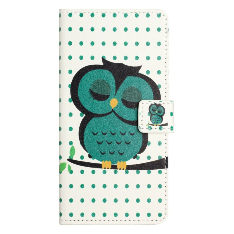 Housse Moto G86 5G / G86 Power 5G Hibou Endormi