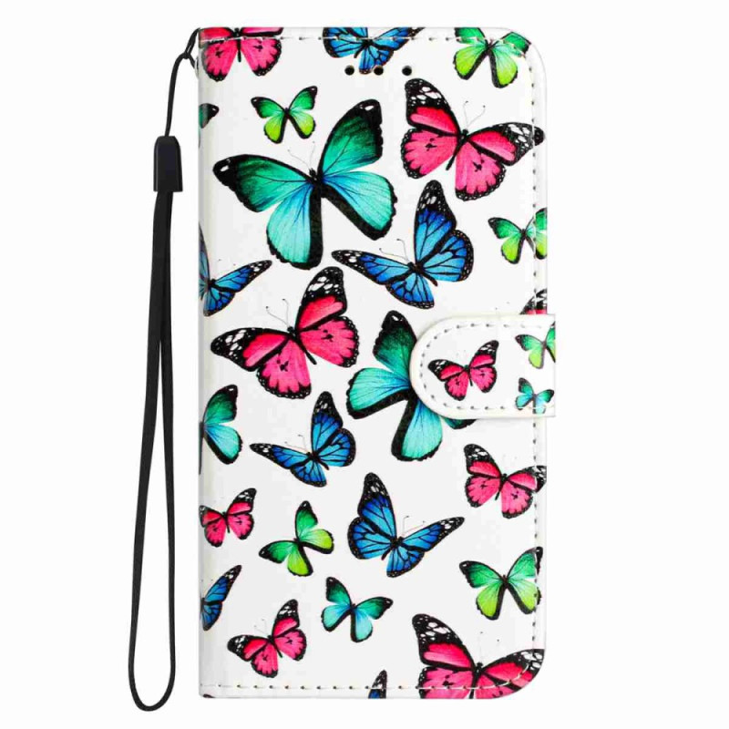 Housse Xiaomi Redmi 15C 4G / 5G / Poco C85 Papillons Colorés