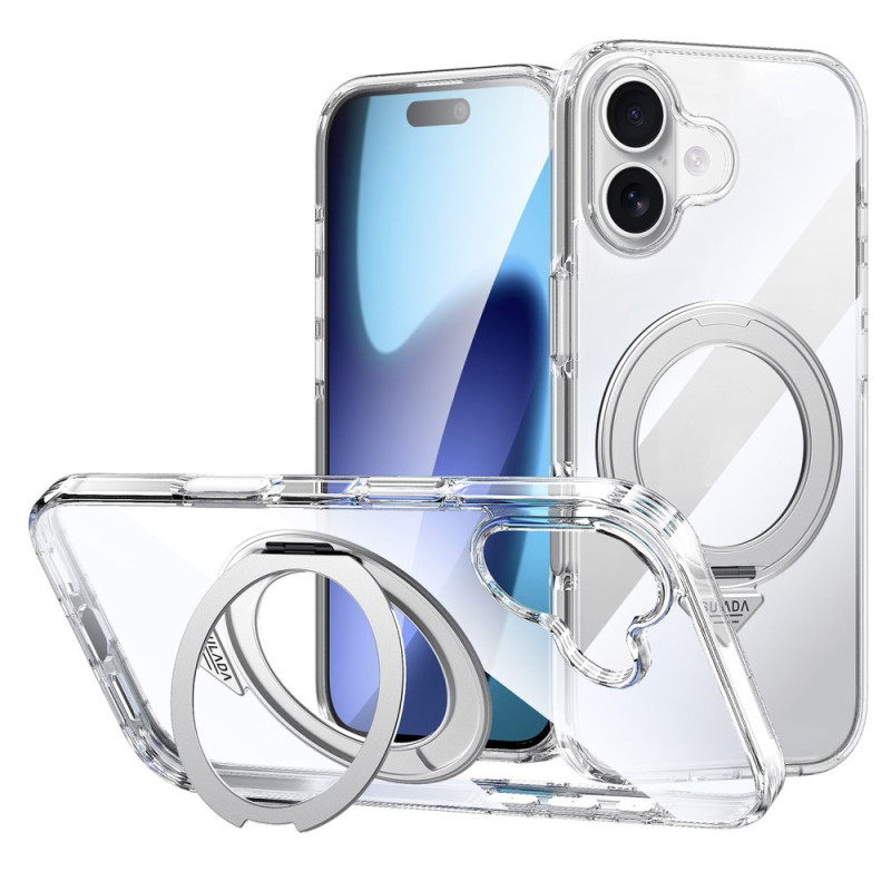 Coque iPhone 17 mMgnétique Transparente avec Support