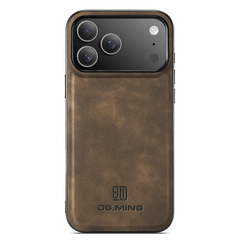 Coque iPhone 18 Pro / 17 Pro Effet Cuir DG.MING