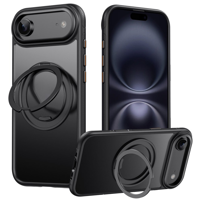 Coque iPhone Air Compatible MagSafe et Support Effet Métal