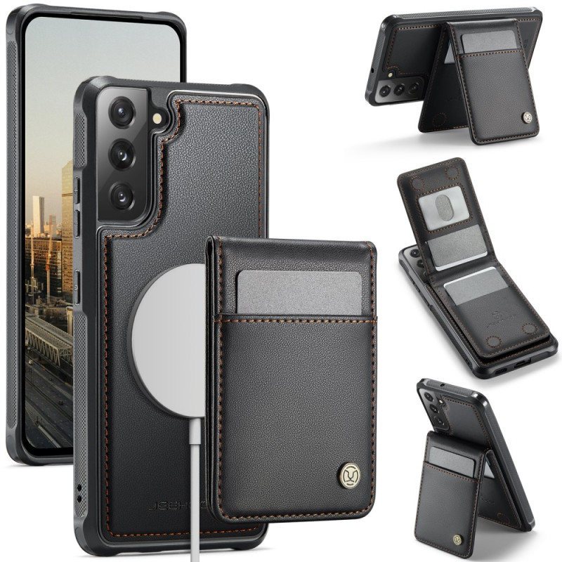 Coque Samsung Galaxy S22 5G Compatible avec MagSafe avec Porte-cartes RFID