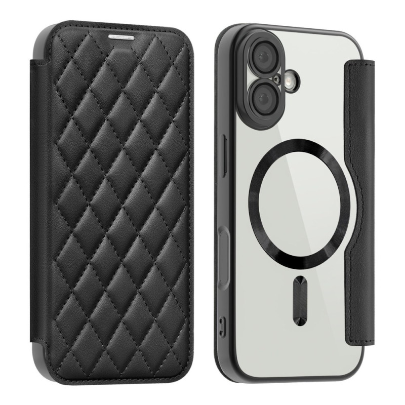 Flip Cover iPhone 17 Compatible MagSafe Matelassée