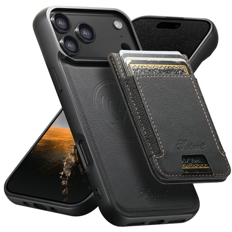 Coque iPhone 17 Pro 2-en-1 Porte-Cartes Détachable